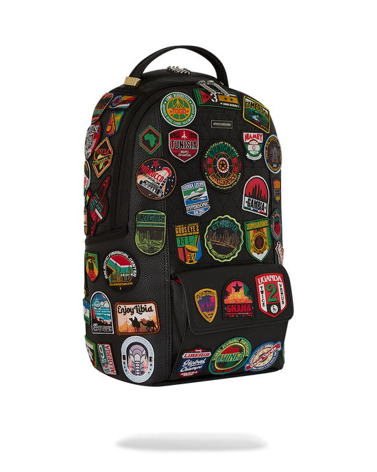 Sprayground A.I. THE 54 (PATCHES OF AFRICA) CARGO BACKPACK