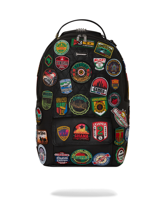 sprayground A.I. THE 54 (PATCHES OF AFRICA) CARGO BACKPACK
