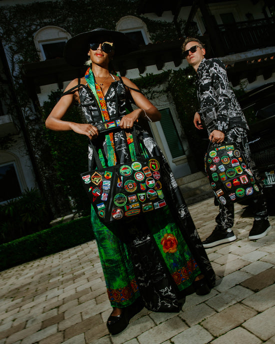 Sprayground A.I. THE 54 (PATCHES OF AFRICA) CARGO TOTE