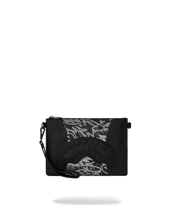 Sprayground A.M.P.M CROSSOVER CLUTCH W/ SHOULDER STRAP