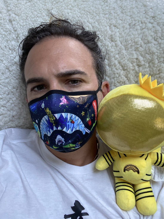 Sprayground ADULT ASTRO PARTY FORM-FITTING FACE MASK