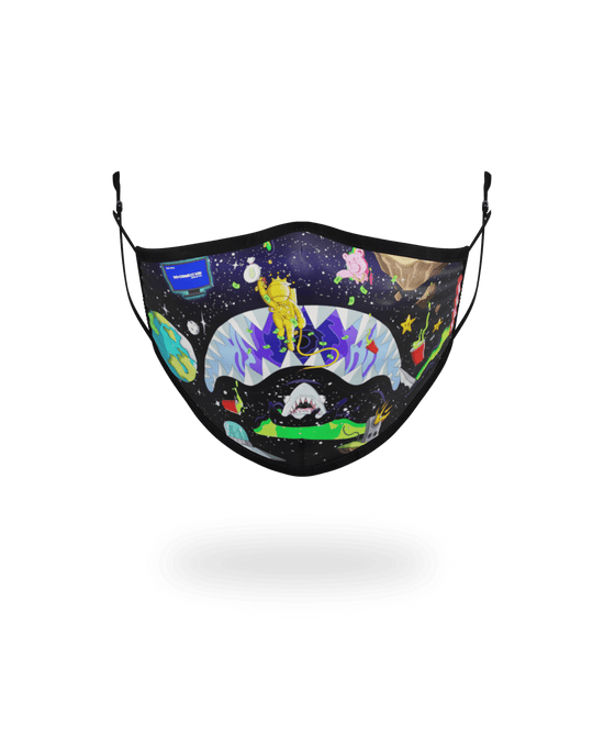 sprayground ADULT ASTRO PARTY FORM-FITTING FACE MASK