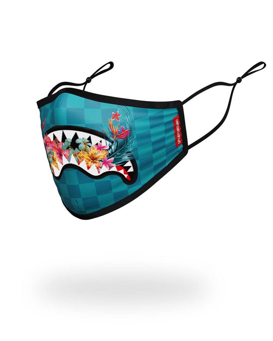 Sprayground ADULT BLOSSOM SHARK FORM FITTING FACE MASK