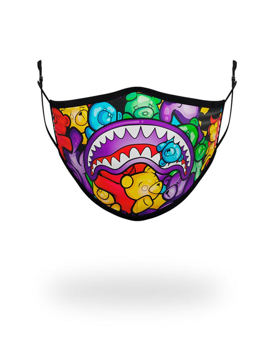 sprayground ADULT GUMMY LIPS FORM FITTING FACE MASK