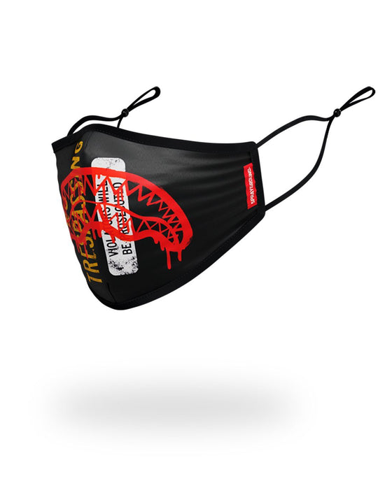 Sprayground ADULT NO TRESSPASSING FORM FITTING FACE MASK
