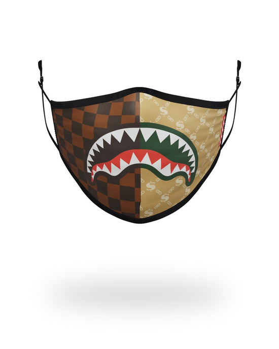 sprayground ADULT PARIS VS MILAN FORM FITTING FACE MASK