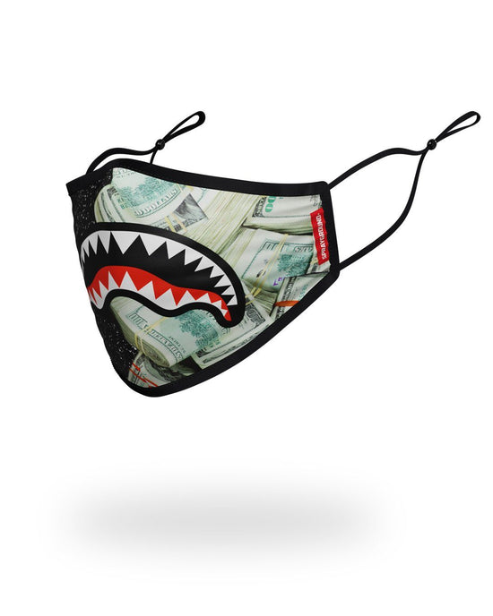 Sprayground ADULT PARTY SHARK FORM FITTING FACE MASK