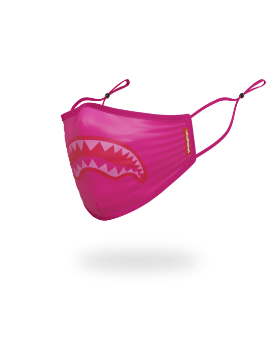 Sprayground ADULT PINK SHARK FORM-FITTING FACE MASK