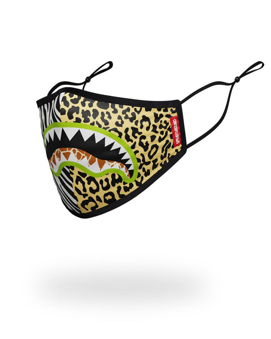 Sprayground ADULT SAFARI SHARK FORM FITTING FACE MASK