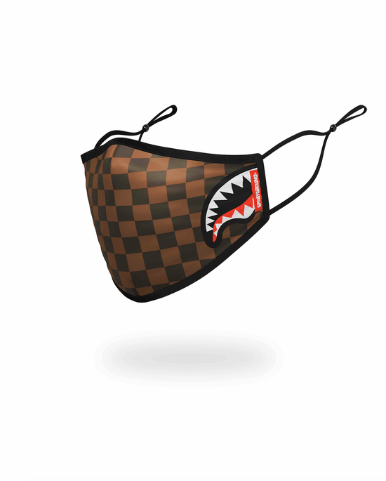 Sprayground ADULT SHARKS IN PARIS (SIDE SHARK) FORM-FITTING FACE MASK