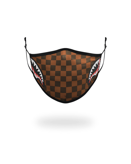 sprayground ADULT SHARKS IN PARIS (SIDE SHARK) FORM-FITTING FACE MASK