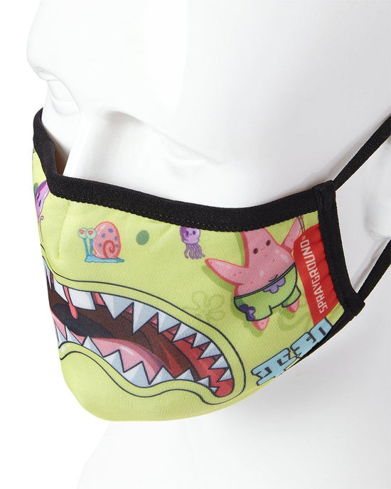 Sprayground ADULT SPONGEBOB JAPAN SHARK FORM FITTING FACE-COVERING
