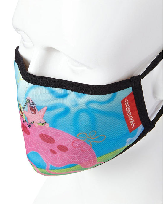 Sprayground ADULT SPONGEBOB JELLY SHARK FORM FITTING FACE-COVERING