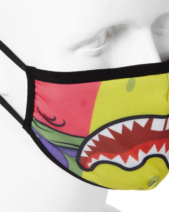 Sprayground ADULT SPONGEBOB OG SHARK FORM FITTING FACE-COVERING