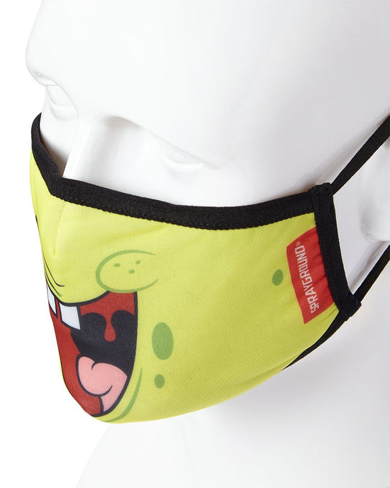 Sprayground ADULT SPONGEBOB SMILE FORM FITTING FACE-COVERING