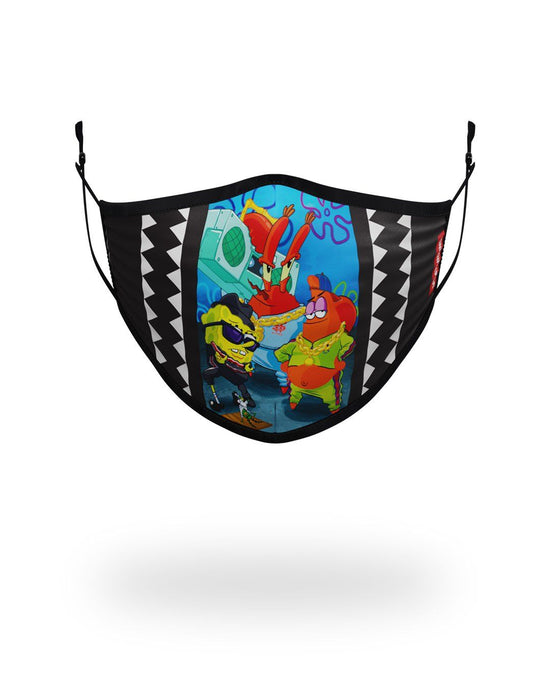 sprayground ADULT SPONGEBOB TRACK SUIT FORM FITTING FACE-COVERING