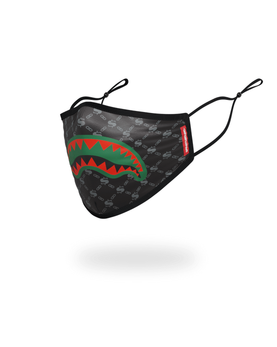 Sprayground ADULT SPUCCI (BLACK) FORM-FITTING FACE MASK