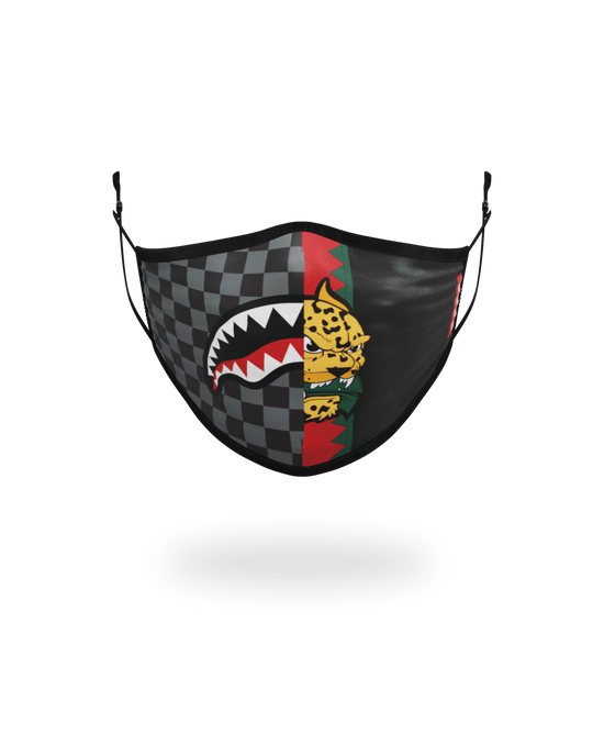 sprayground ADULT SPUCCI SPLIT FORM-FITTING FACE MASK