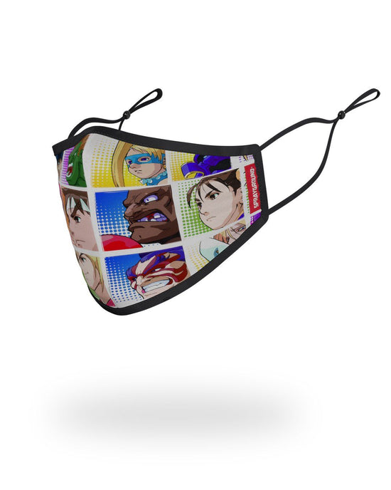 Sprayground ADULT STREET FIGHTER PLAYER SELECT FORM FITTING FACE-COVERING