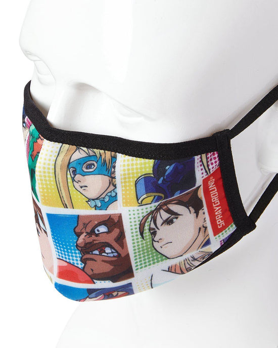 Sprayground ADULT STREET FIGHTER PLAYER SELECT FORM FITTING FACE-COVERING