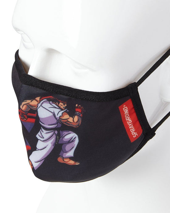 Sprayground ADULT STREET FIGHTER RYU SHARK FORM FITTING FACE-COVERING