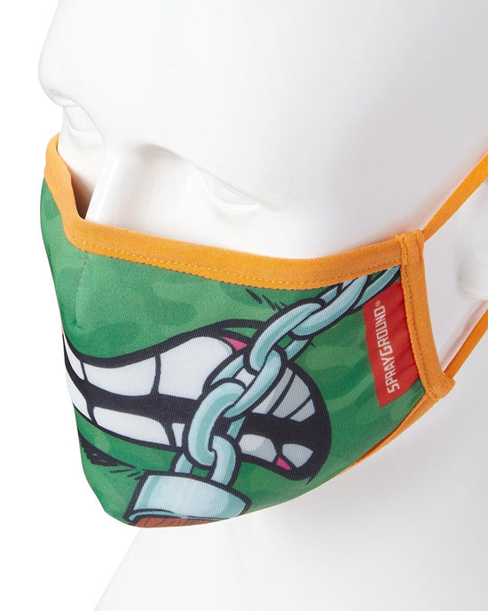 Sprayground ADULT TMNT: MICHELANGELO SHARK FORM FITTING FACE-COVERING