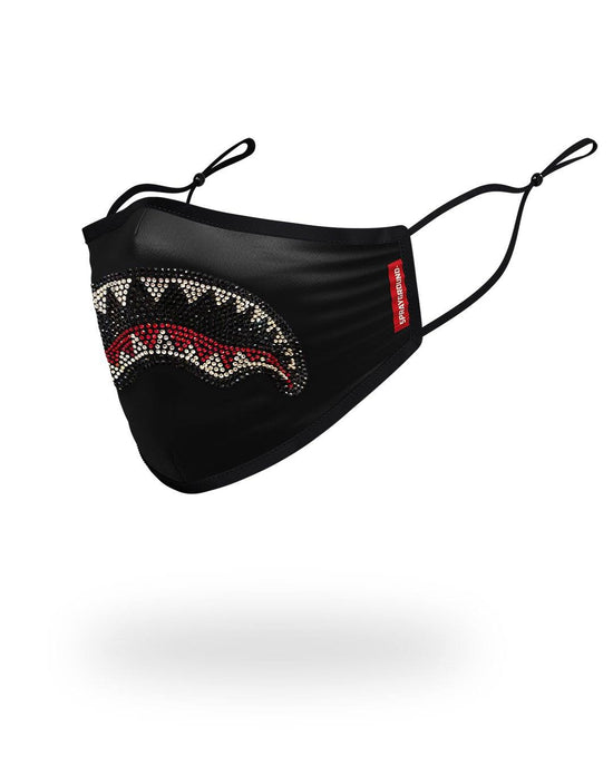 Sprayground ADULT TRINITY SHARK FORM FITTING FACE MASK