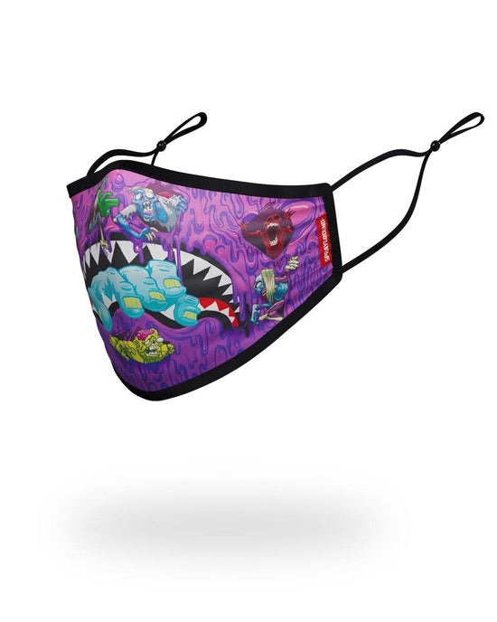 Sprayground ADULT ZOMBIE SHARK FORM FITTING FACE MASK