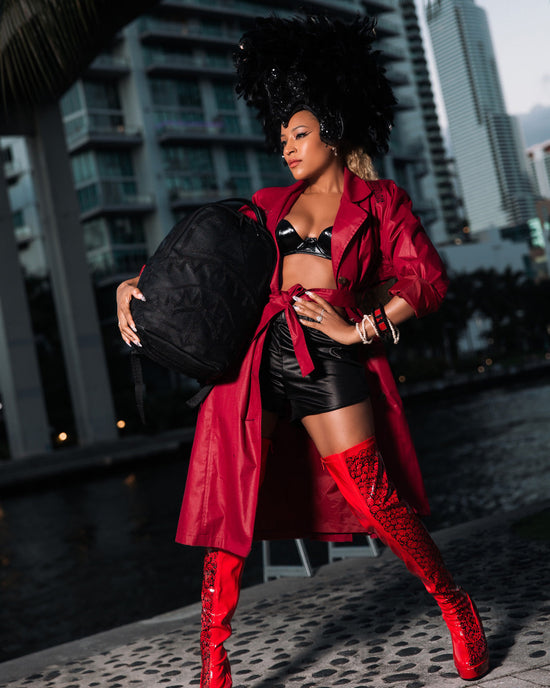 Sprayground AFRICAN INTELLIGENCE 9 APEX GENIUS BACKPACK - SANDFLOWER COLLAB