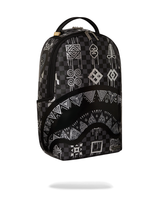 Sprayground AFRICAN INTELLIGENCE 9 POWER GLYPHICS BACKPACK - SANDFLOWER COLLAB