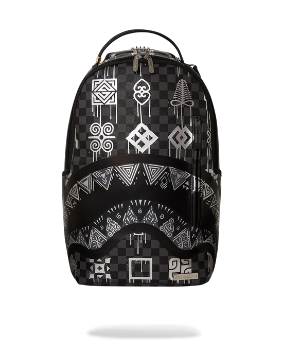 sprayground AFRICAN INTELLIGENCE 9 POWER GLYPHICS BACKPACK - SANDFLOWER COLLAB