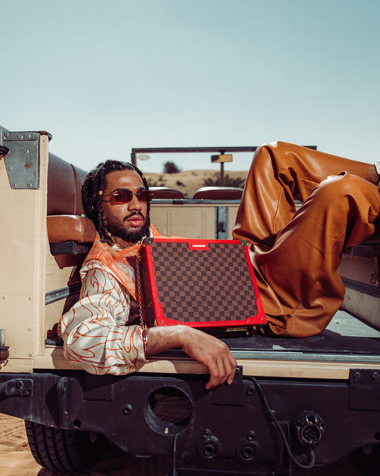 Sprayground ALL OR NOTHING SHARKS IN PARIS ATTACHÉ HANDCUFF BRIEFCASE