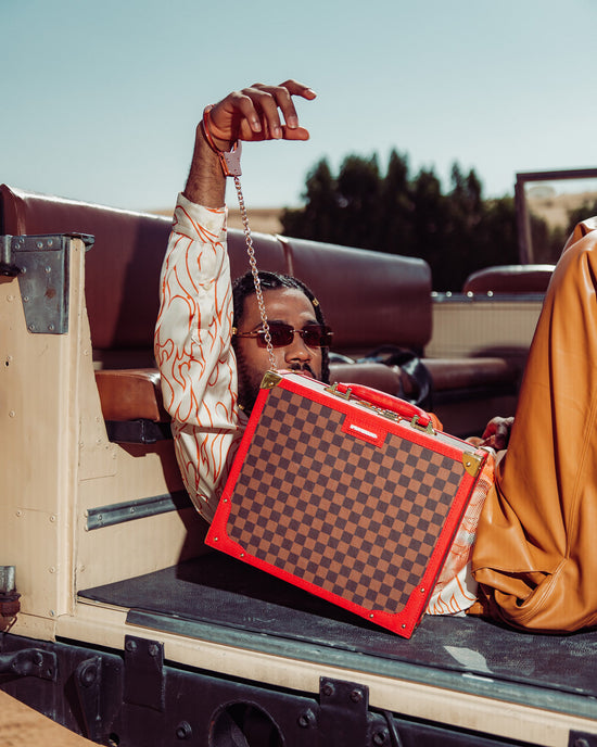 Sprayground ALL OR NOTHING SHARKS IN PARIS ATTACHÉ HANDCUFF BRIEFCASE