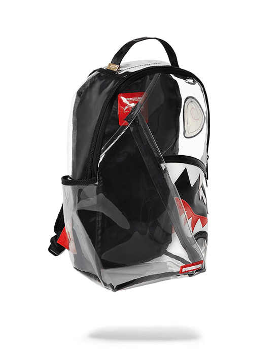Sprayground ANGLED 20/20 VISION SHARK CLEAR BACKPACK