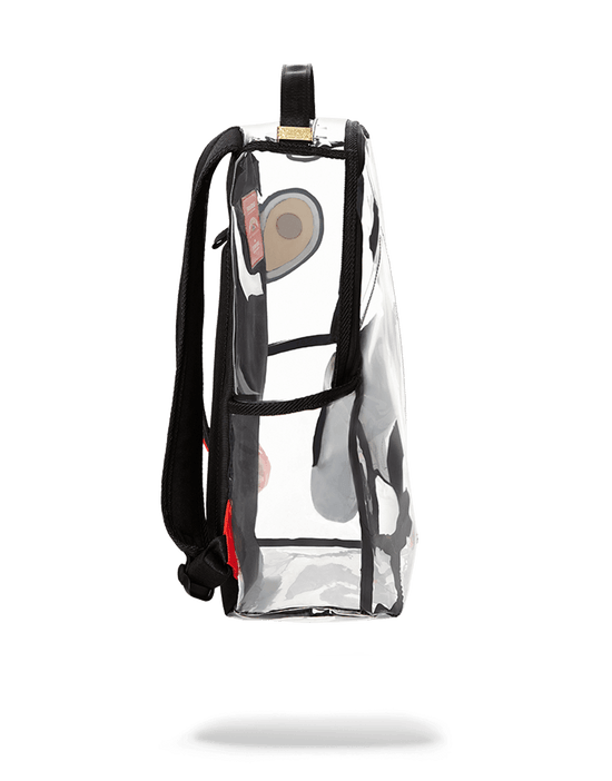 Sprayground ANGLED 20/20 VISION SHARK CLEAR BACKPACK