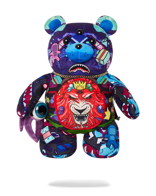 sprayground ASTRO TWILIGHT MONEYBEAR TEDDYBEAR BACKPACK