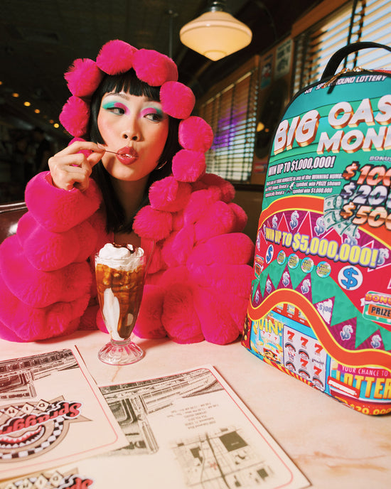 Sprayground BIG MONEY BIG MONEY BACKPACK (COMES WITH SCRATCH OFF PLAYING CARD)