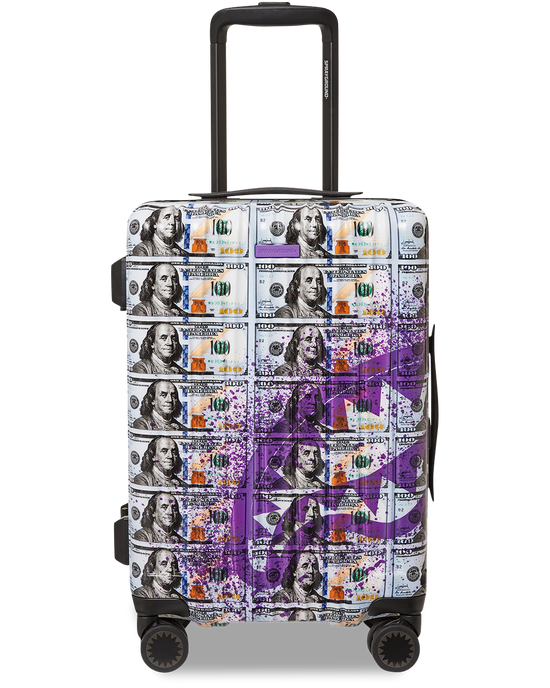 Sprayground BILLIONS IN THE BANK HARD SHELL CARRY-ON LUGGAGE