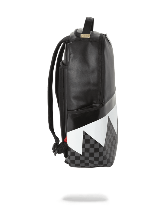 Sprayground BLACK HALF CHECK SHARKS IN PARIS BACKPACK (ONE OF ONE)