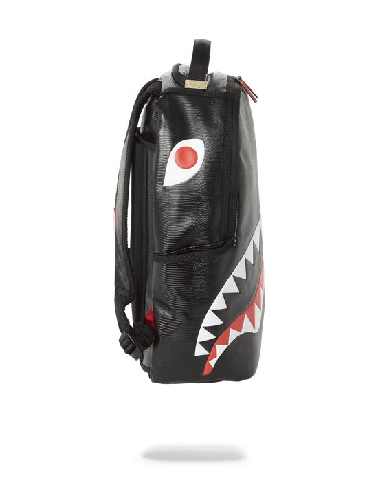 Sprayground BLACK REPTILE SHARK BACKPACK (ONE OF ONE)