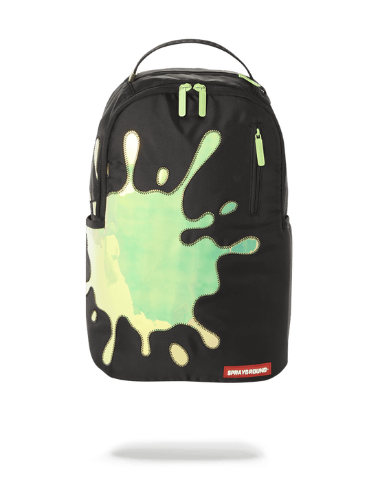 sprayground BLUE MIRROR REFLECTIVE SPLAT BACKPACK (ONE OF ONE)