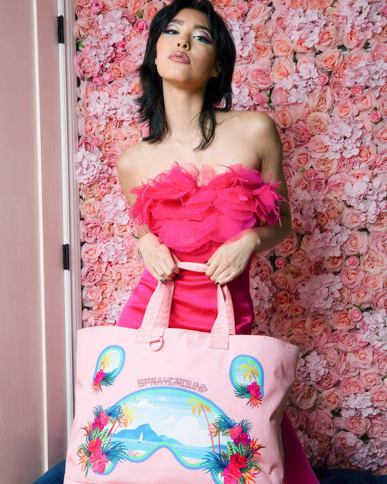 Sprayground BORA BORA SHARK ISLAND VILLA BEACH TOTE