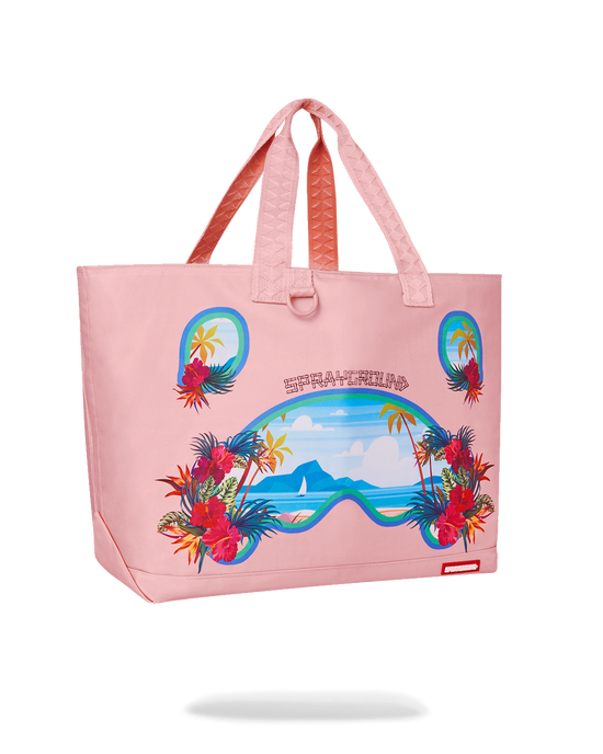 Sprayground BORA BORA SHARK ISLAND VILLA BEACH TOTE