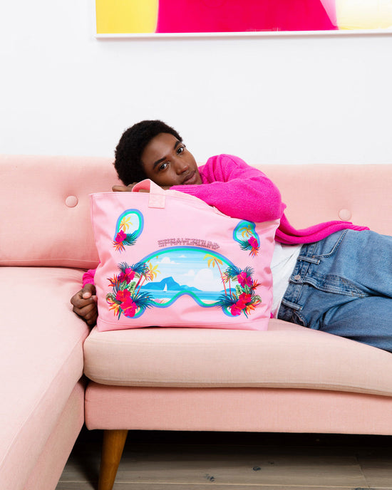 Sprayground BORA BORA SHARK ISLAND VILLA BEACH TOTE