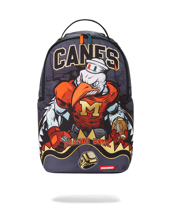 sprayground CANES MUSCLE UNIVERSITY OF MIAMI BACKPACK (WITH WARREN SAPP)