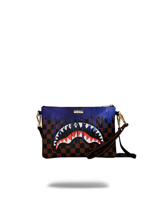 sprayground CHAMPION OF THE GALAXY CROSSOVER CLUTCH