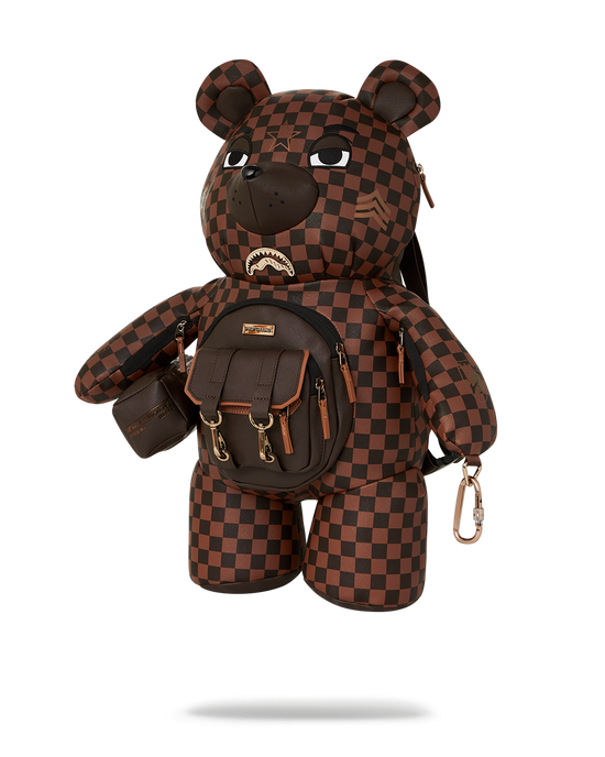 Sprayground CHECKMATE ROYALE MONEYBEAR TEDDYBEAR BACKPACK