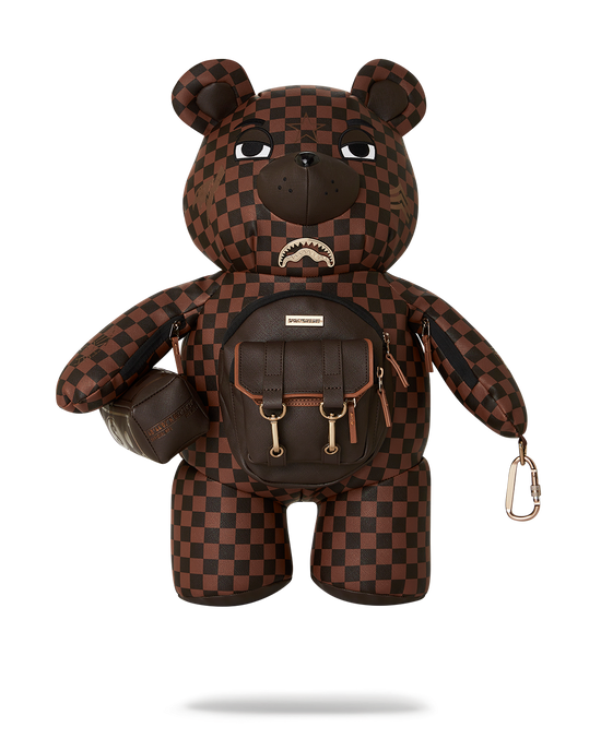 Sprayground CHECKMATE ROYALE MONEYBEAR TEDDYBEAR BACKPACK