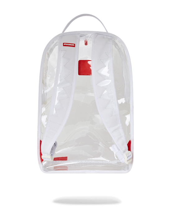 Sprayground CLEAR AS DAY - 100% ALL CLEAR DLX BACKPACK