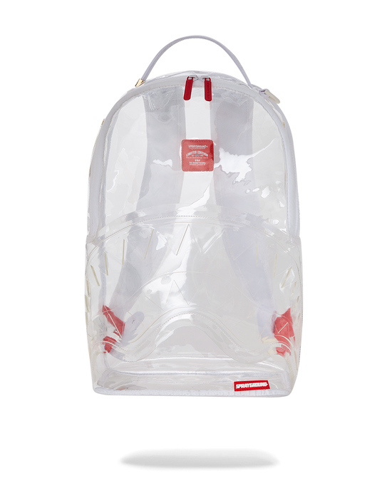 sprayground CLEAR AS DAY - 100% ALL CLEAR DLX BACKPACK